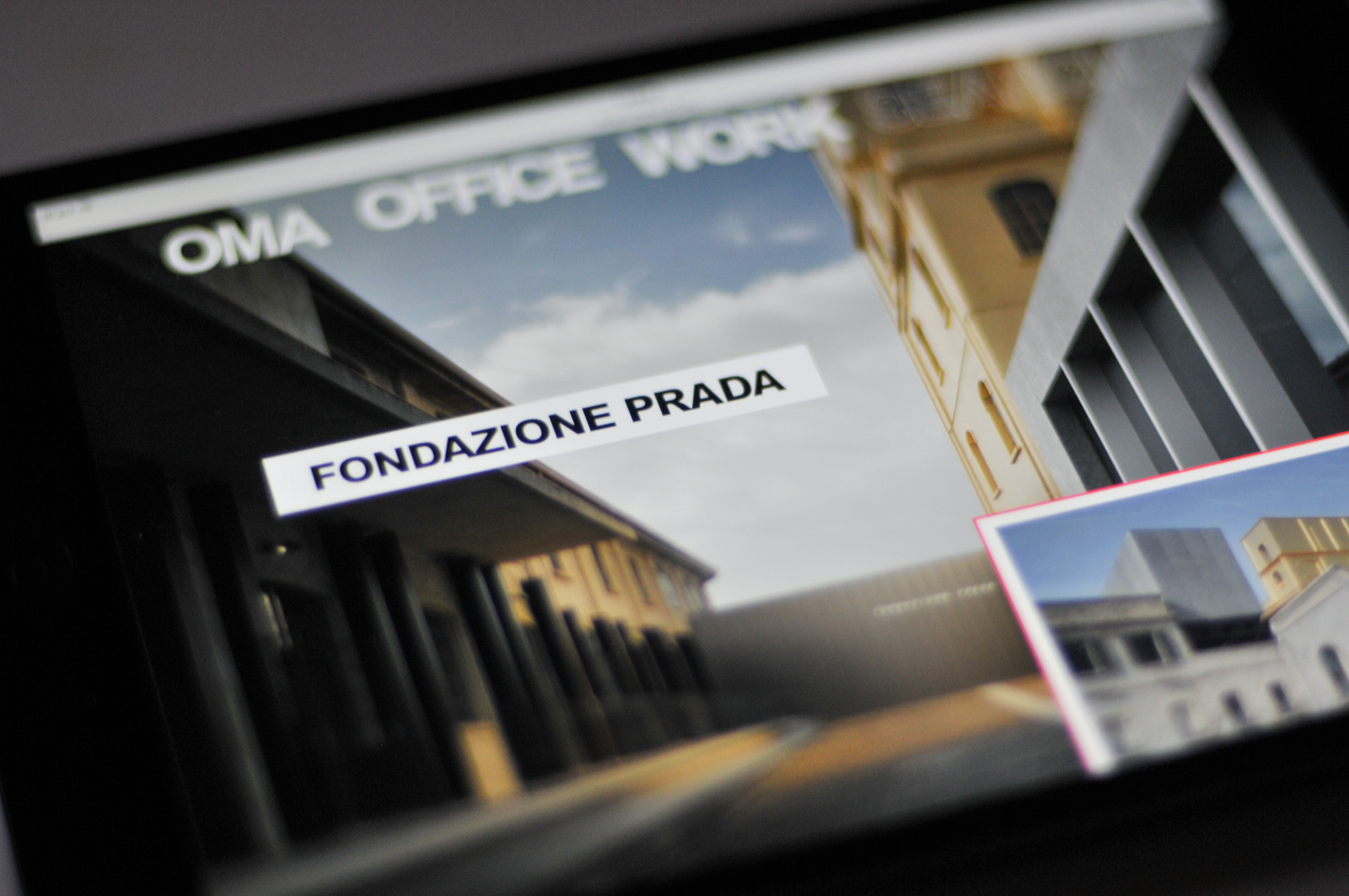 Fondazione Prada on the front page